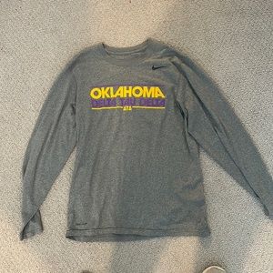 Nike Oklahoma Delta tau Delta long sleeve Dri fit